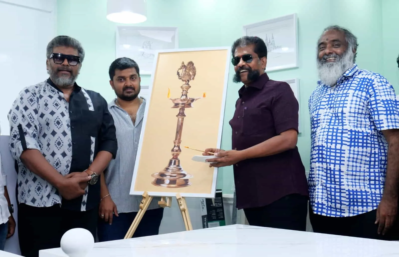Ichaas Opens in Chennai: Actor Parthiban Inaugurates Restaurant with Art by Shreedhar