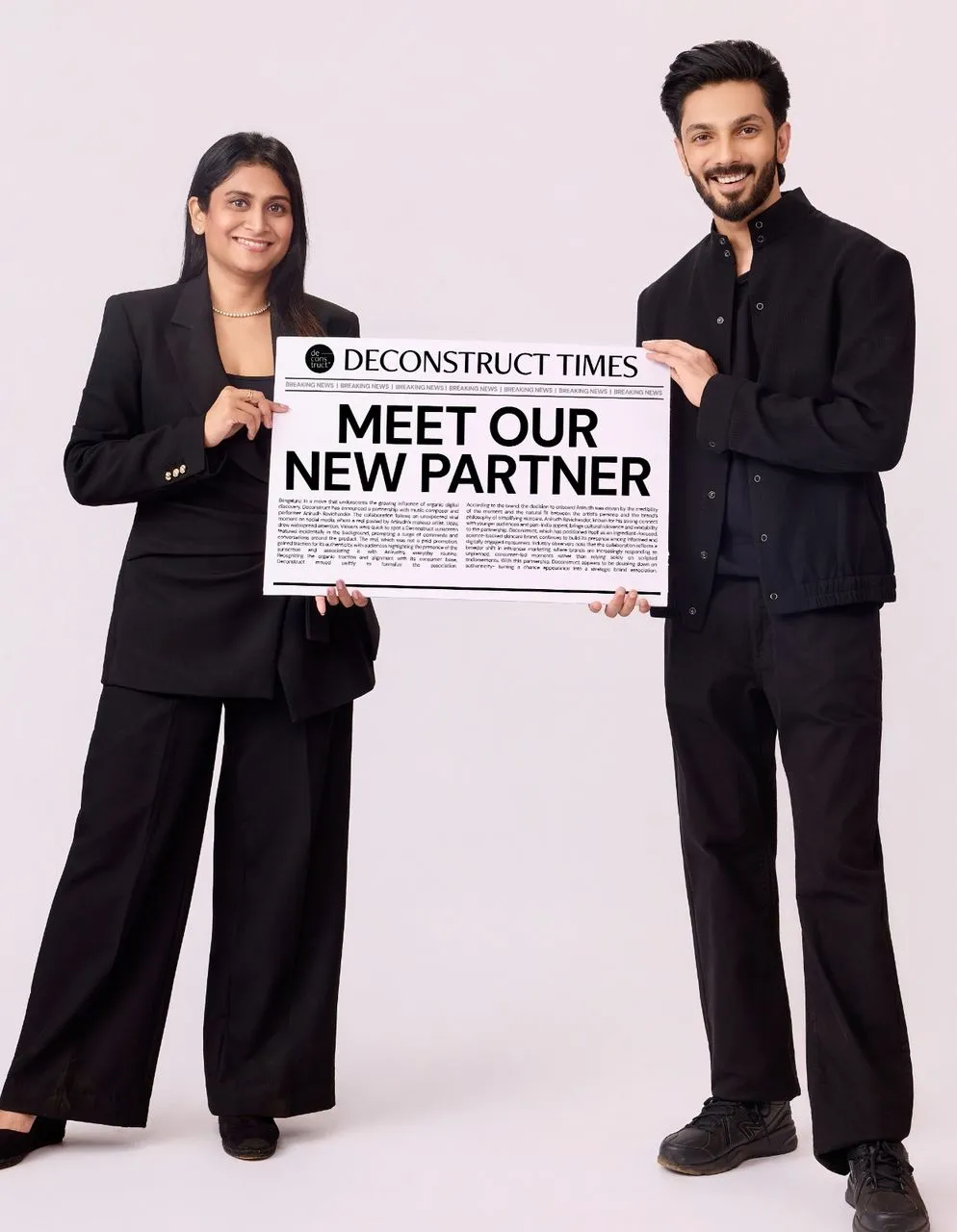Anirudh Ravichander announced as Deconstruct brand partner