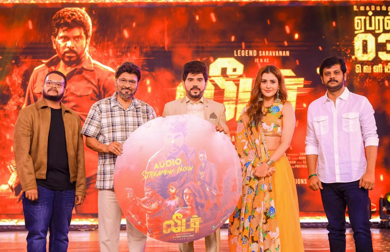 Leader audio launch with Legend Saravanan and cast in Chennai