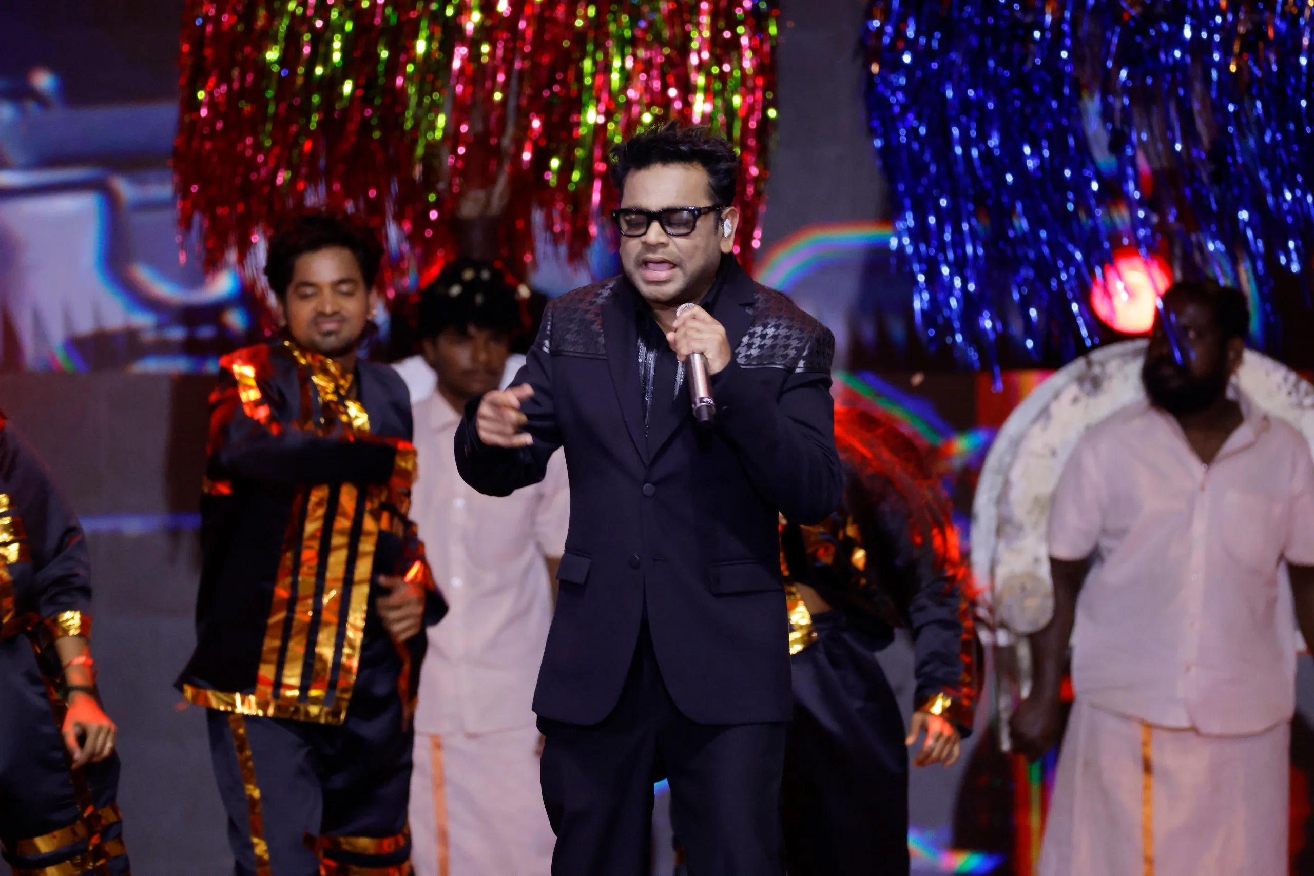 AR Rahman on stage of Moonwalk
