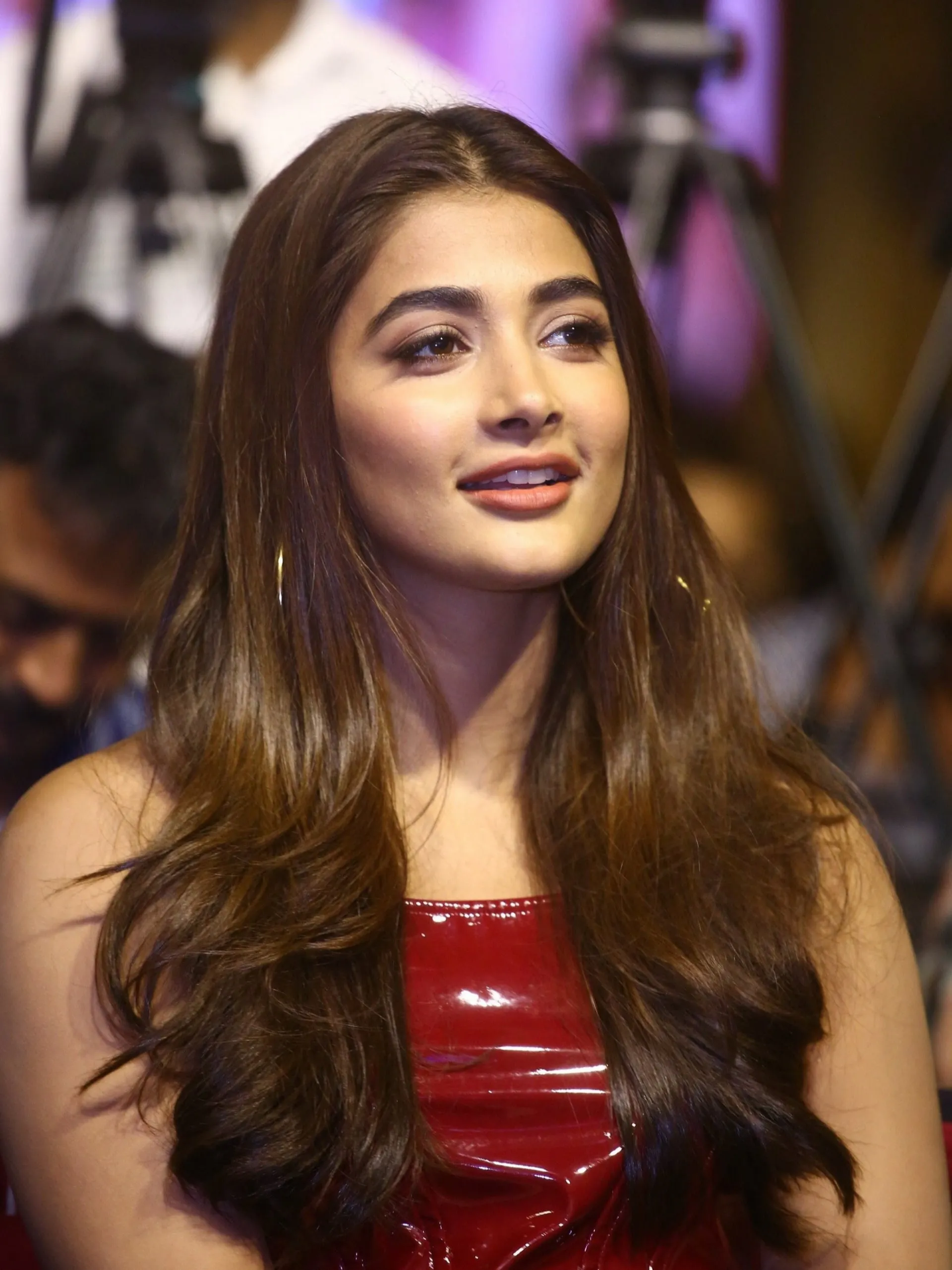 Pooja Hegde at a film promotional event