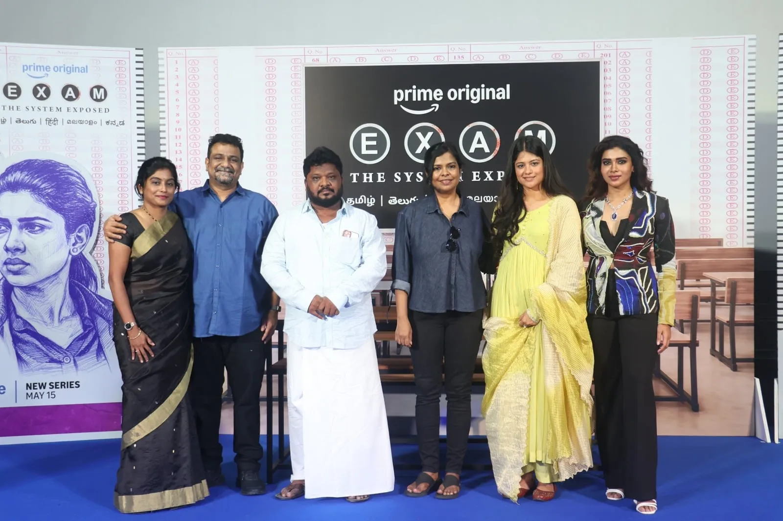 The Exam Prime Video team at the trailer launch in Chennai.