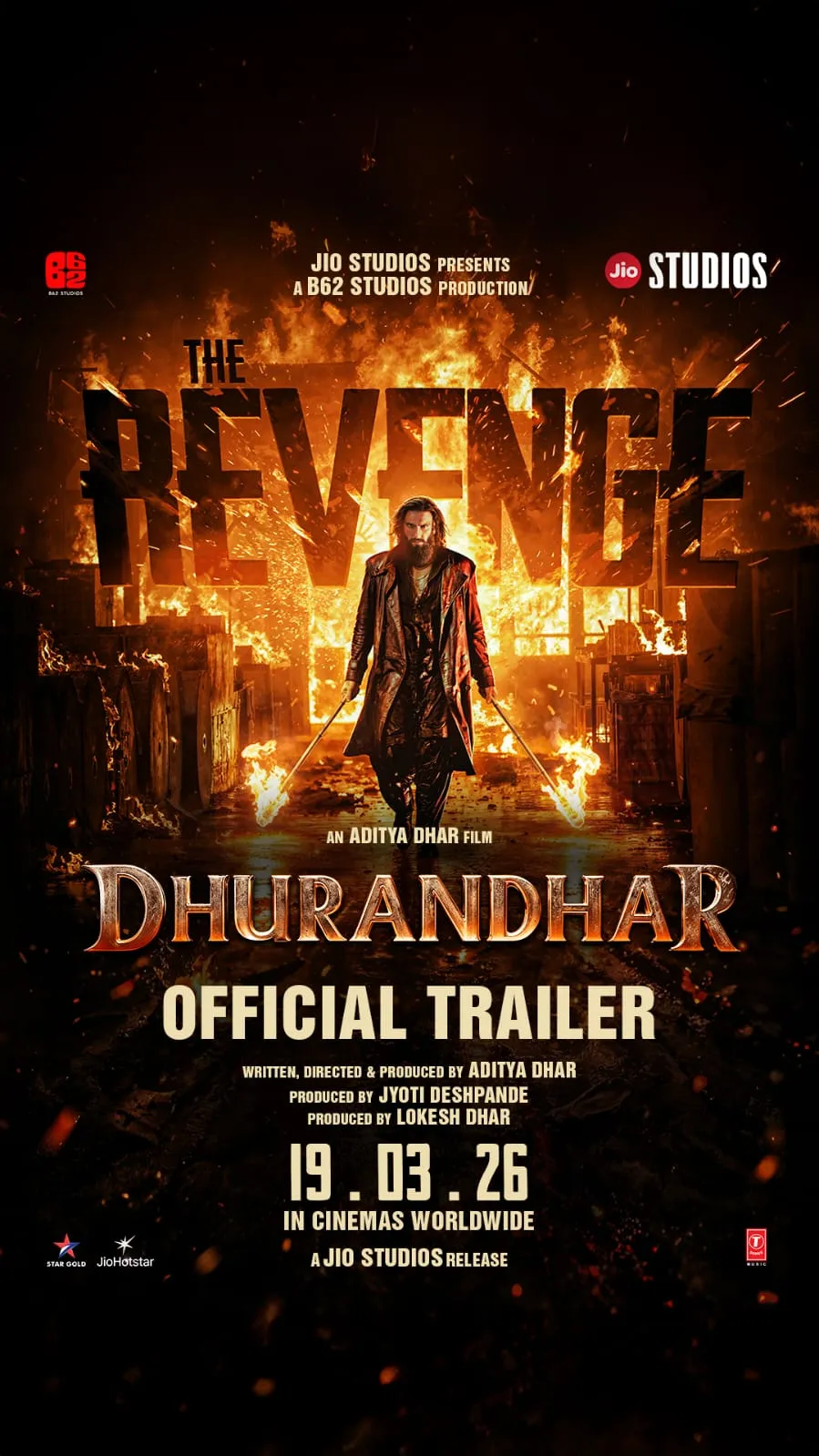 Dhurandhar The Revenge poster featuring Ranveer Singh