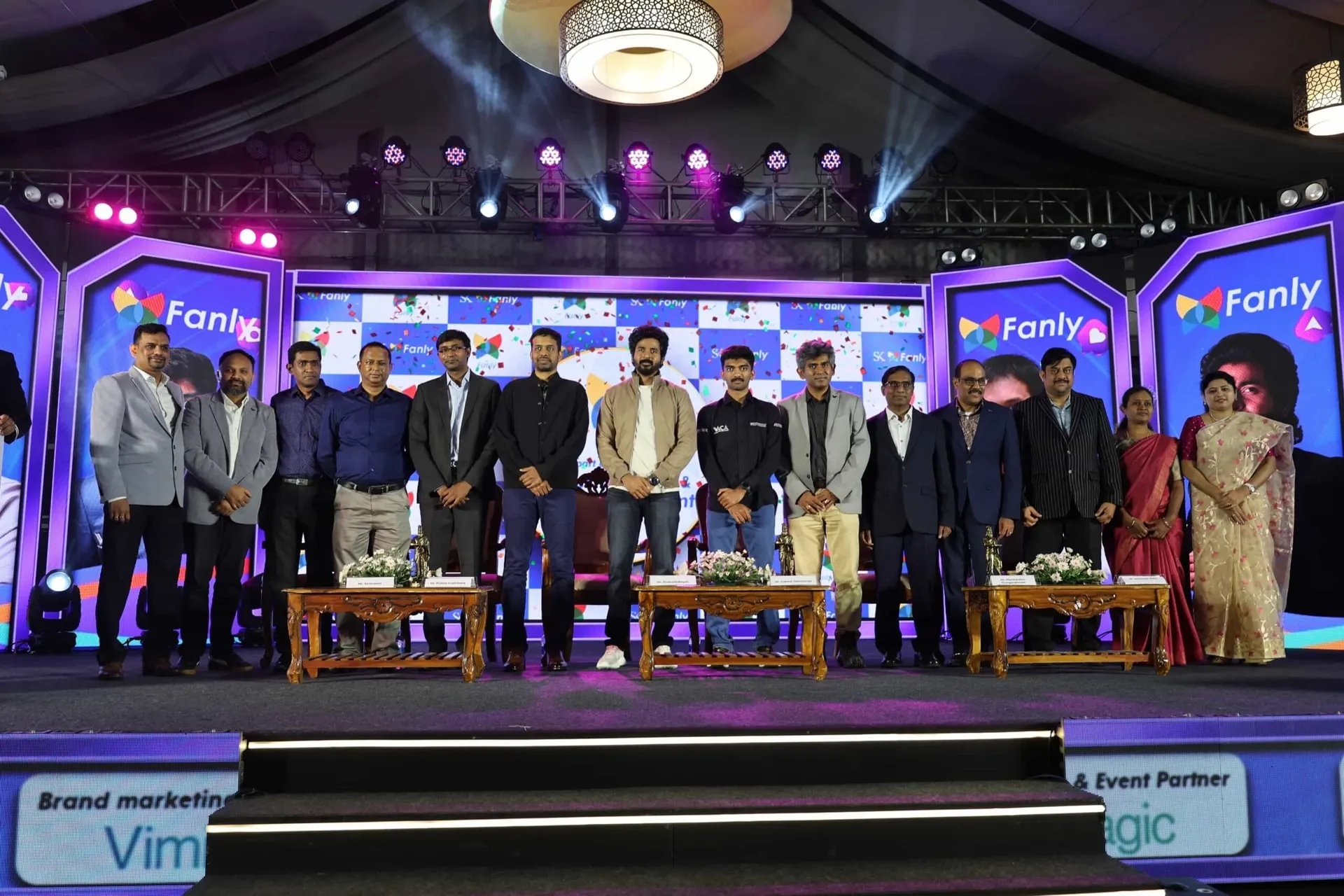 Sivakarthikeyan Launches Fanly App with Pullela Gopichand and Gukesh