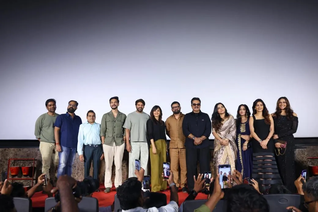 Mr X cast and crew at the trailer launch event