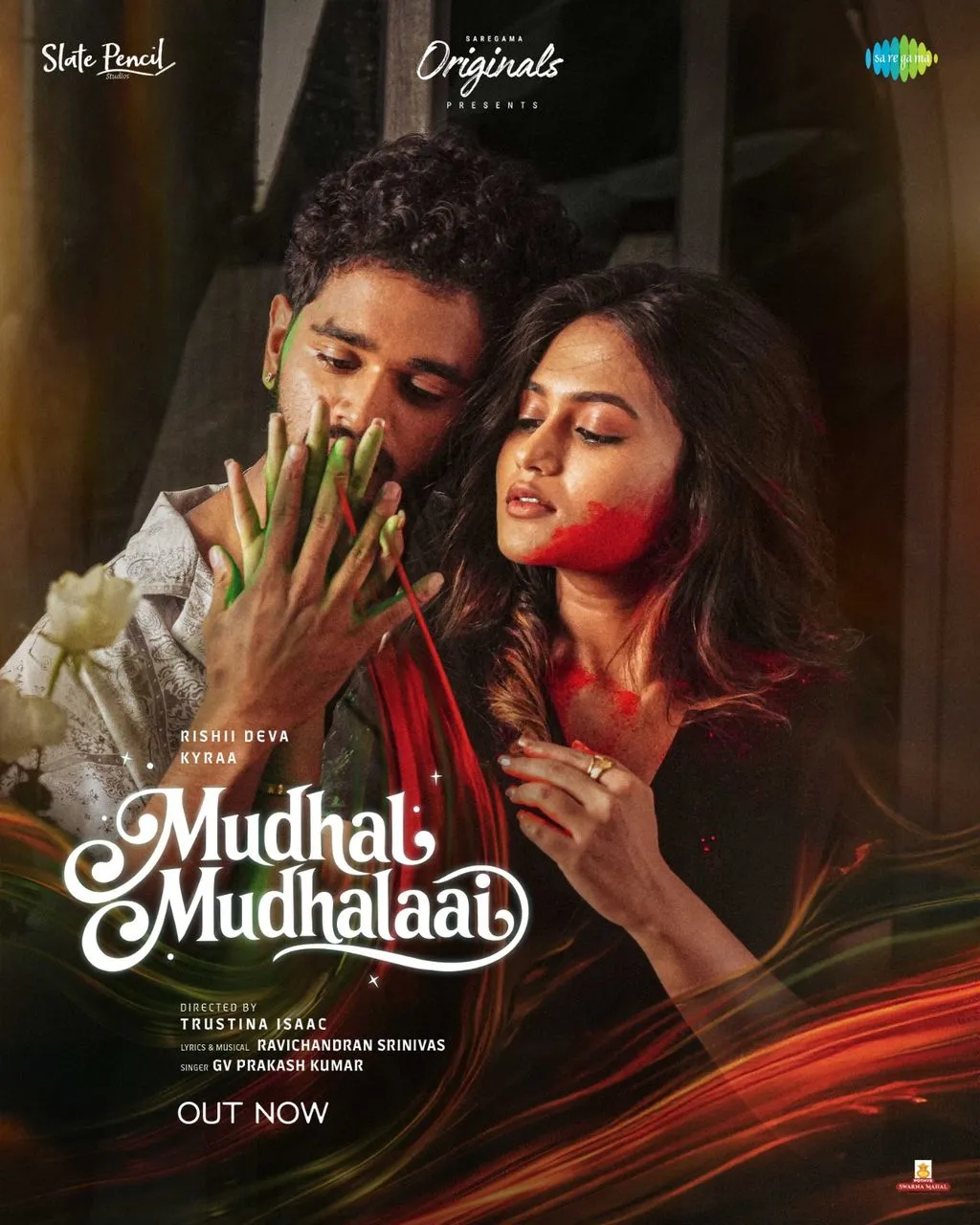 Mudhal Mudhalaai music video poster featuring Rishi Deva and Kyraa