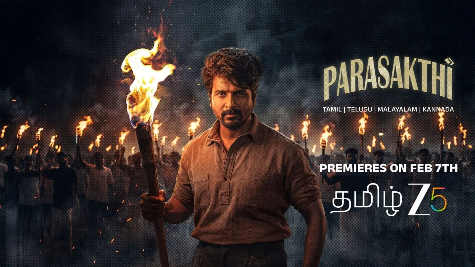 Sivakarthikeyan's Parasakthi to Premiere on ZEE5 February 7