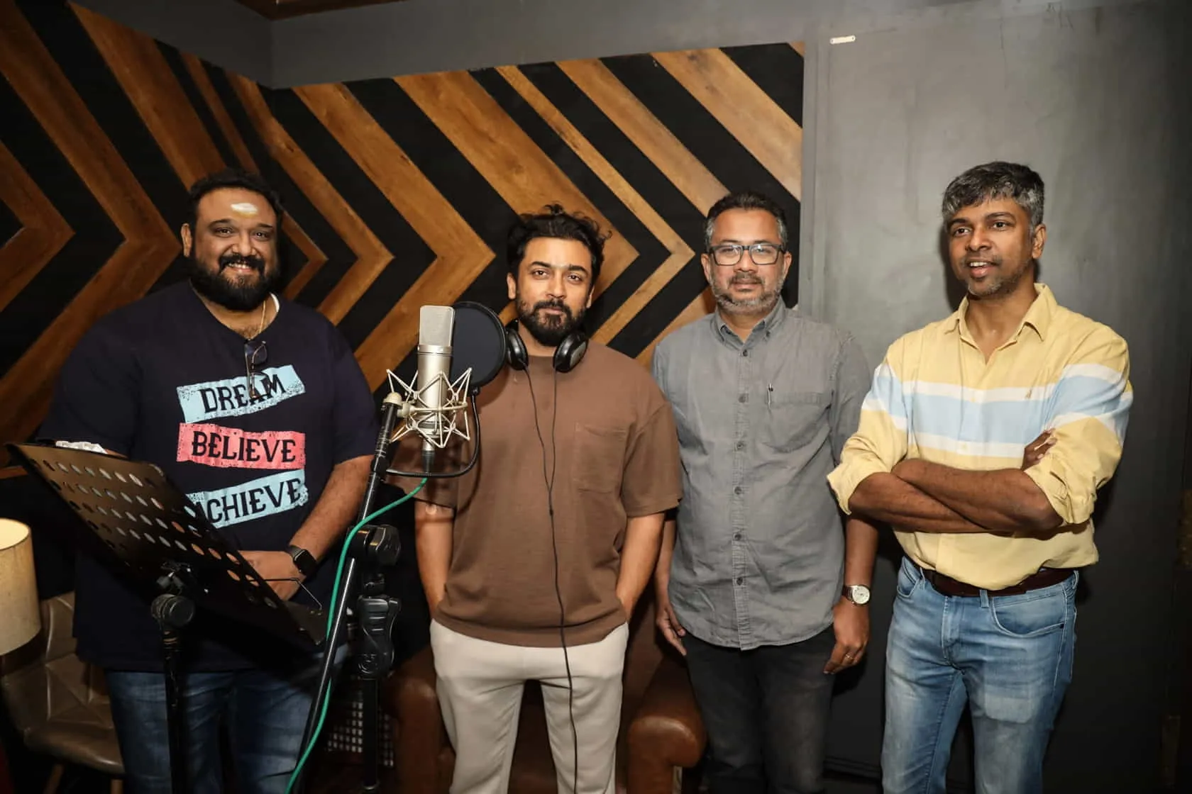 Suriya Begins Dubbing for Highly Anticipated Film Kanguva at New Aadnah Arts Studios