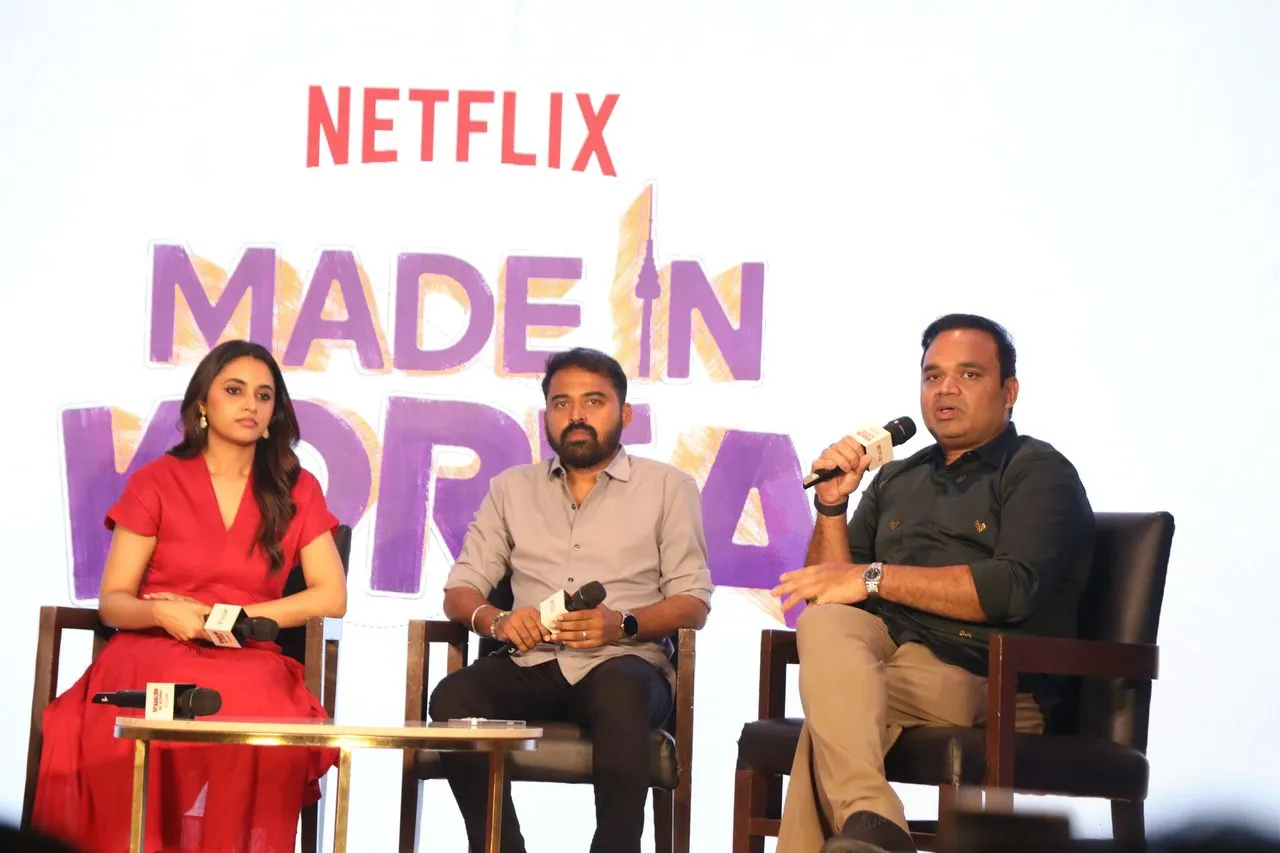 Made in Korea team at the Netflix panel discussion ahead of the premiere