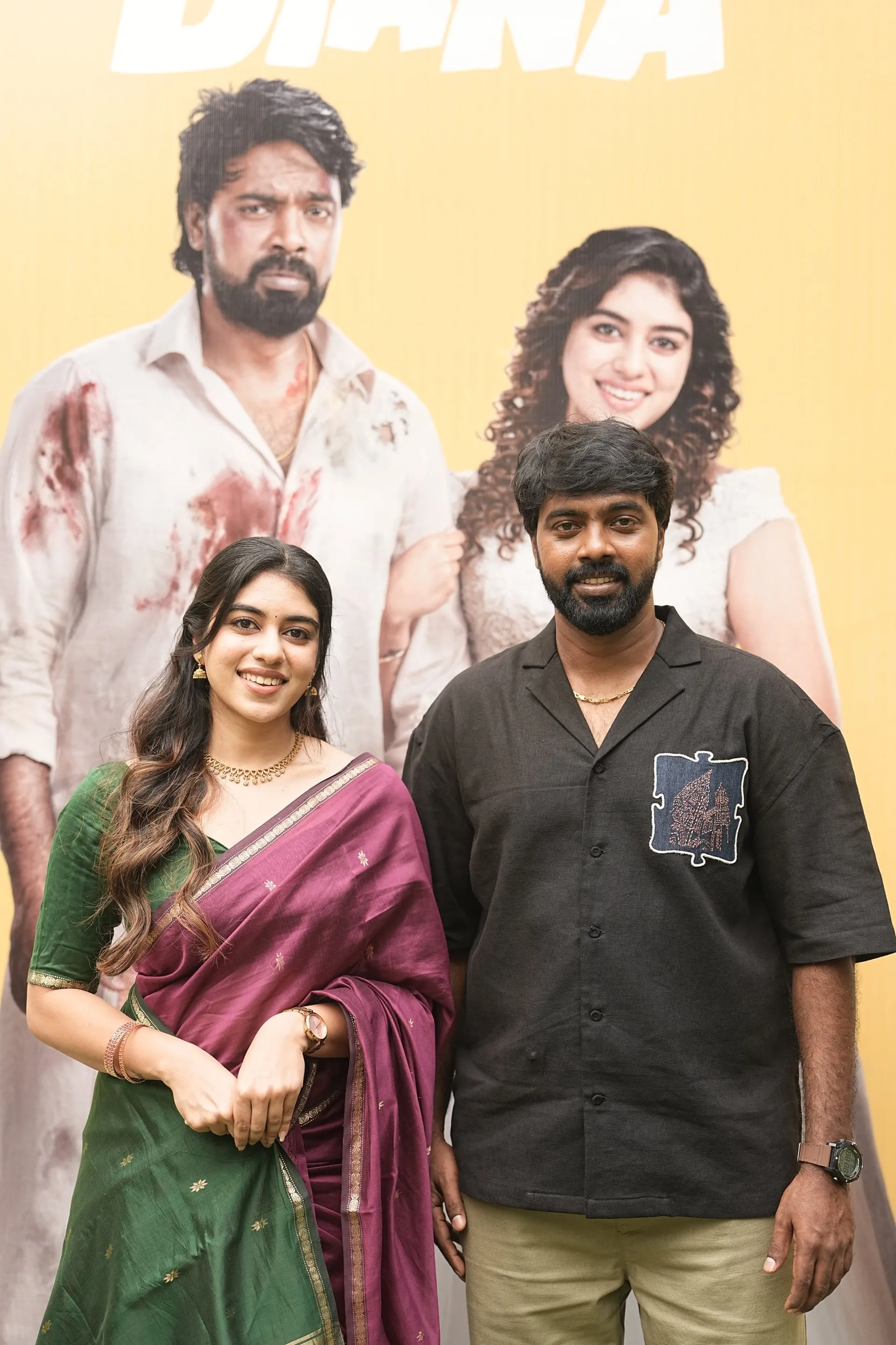 Ramya Ranganathan and Pari Elavazhagan at the Anbe Diana trailer launch