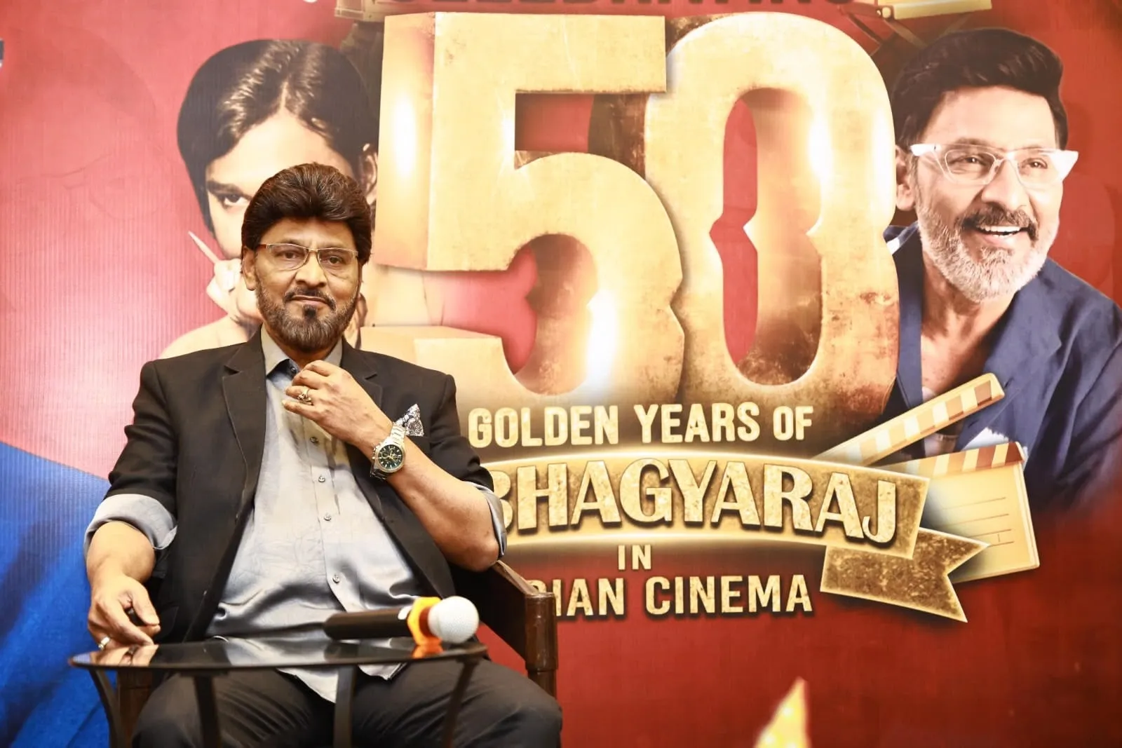 K. Bhagyaraj Announces Return to Direction at 50th Anniversary Celebration