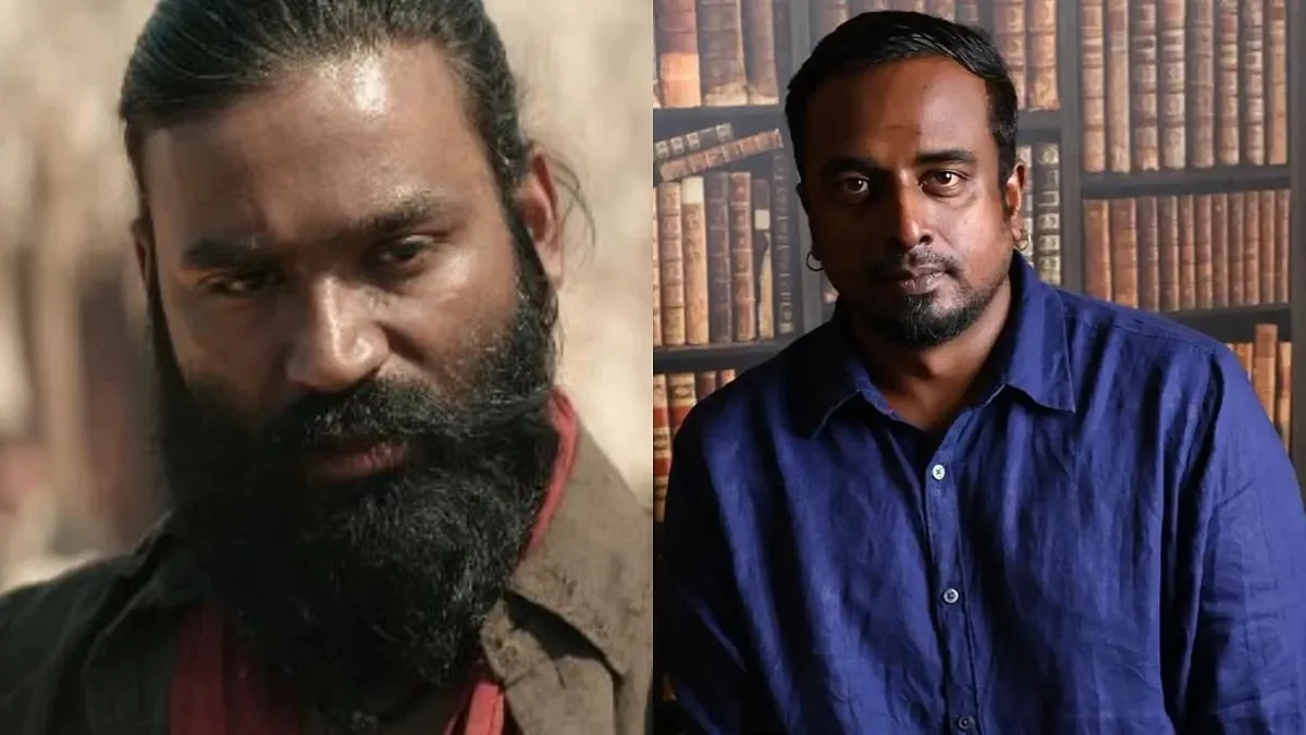Dhanush in Captain Miller alongside director Arun Matheswaran