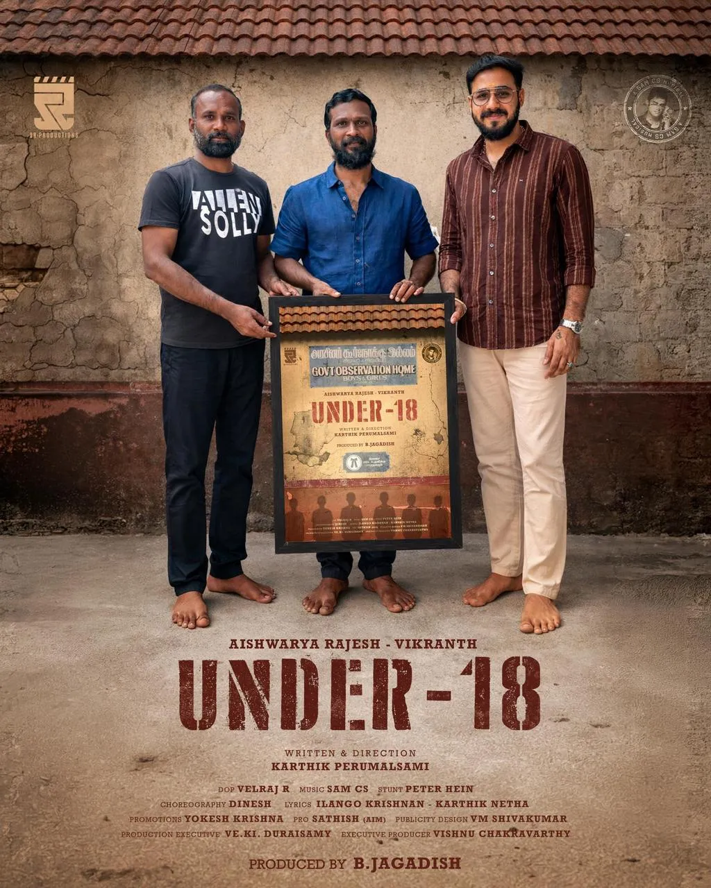 Vetrimaaran unveils the Under 18 title look with the film team
