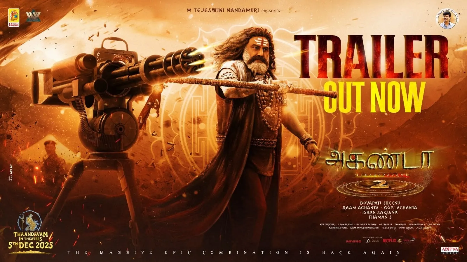 Akhanda 2: Thaandavam Trailer Released, Sets Dec 5 Date