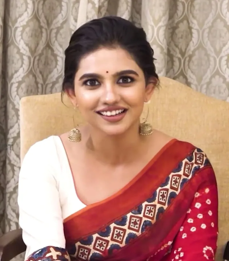 Mamitha Baiju, whose role as Selli in Dhanush's Kara has drawn fan complaints over limited screen time