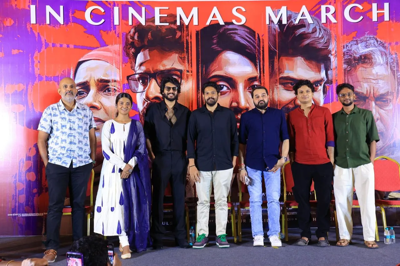 Oh Butterfly cast and crew at the press meet in Chennai