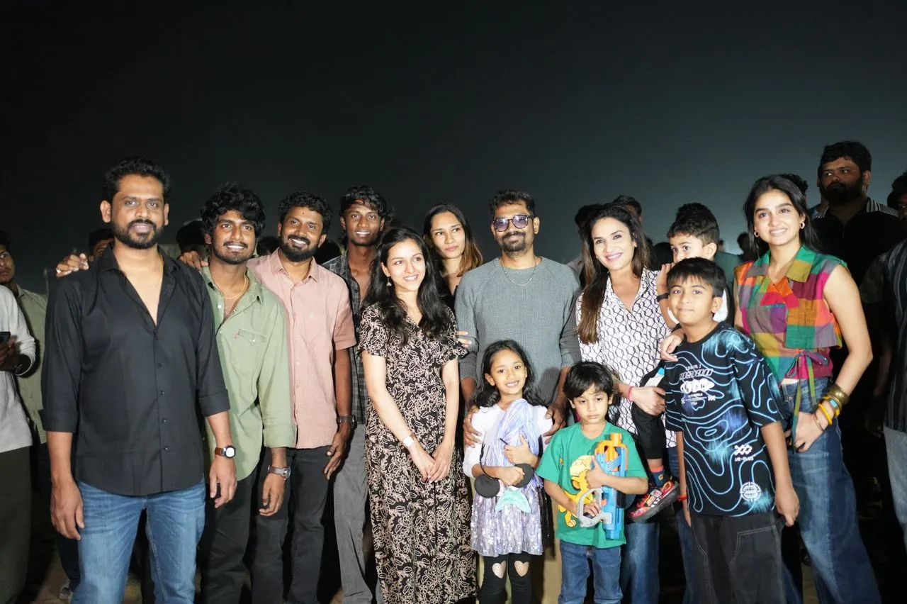 With Love drone show at Besant Nagar beach Chennai with 250 drones