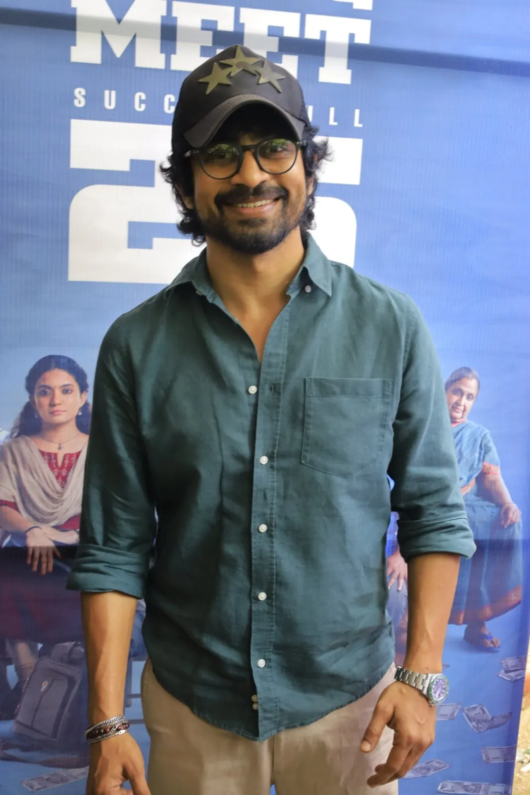 Arjun Das, in his first solo lead and first father role, told the room the minutes after the first show felt like a student waiting on exam results.