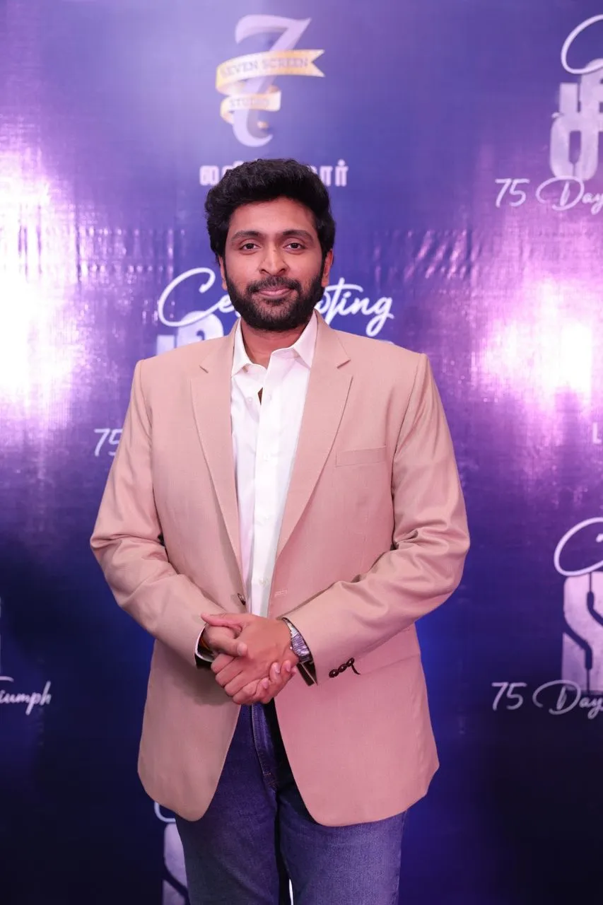 Vikram Prabhu at the Sirai success celebration