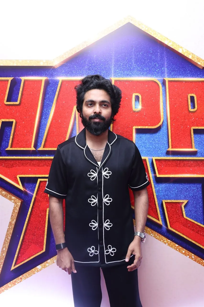 GV Prakash Kumar at the Happy Raj pre-release event