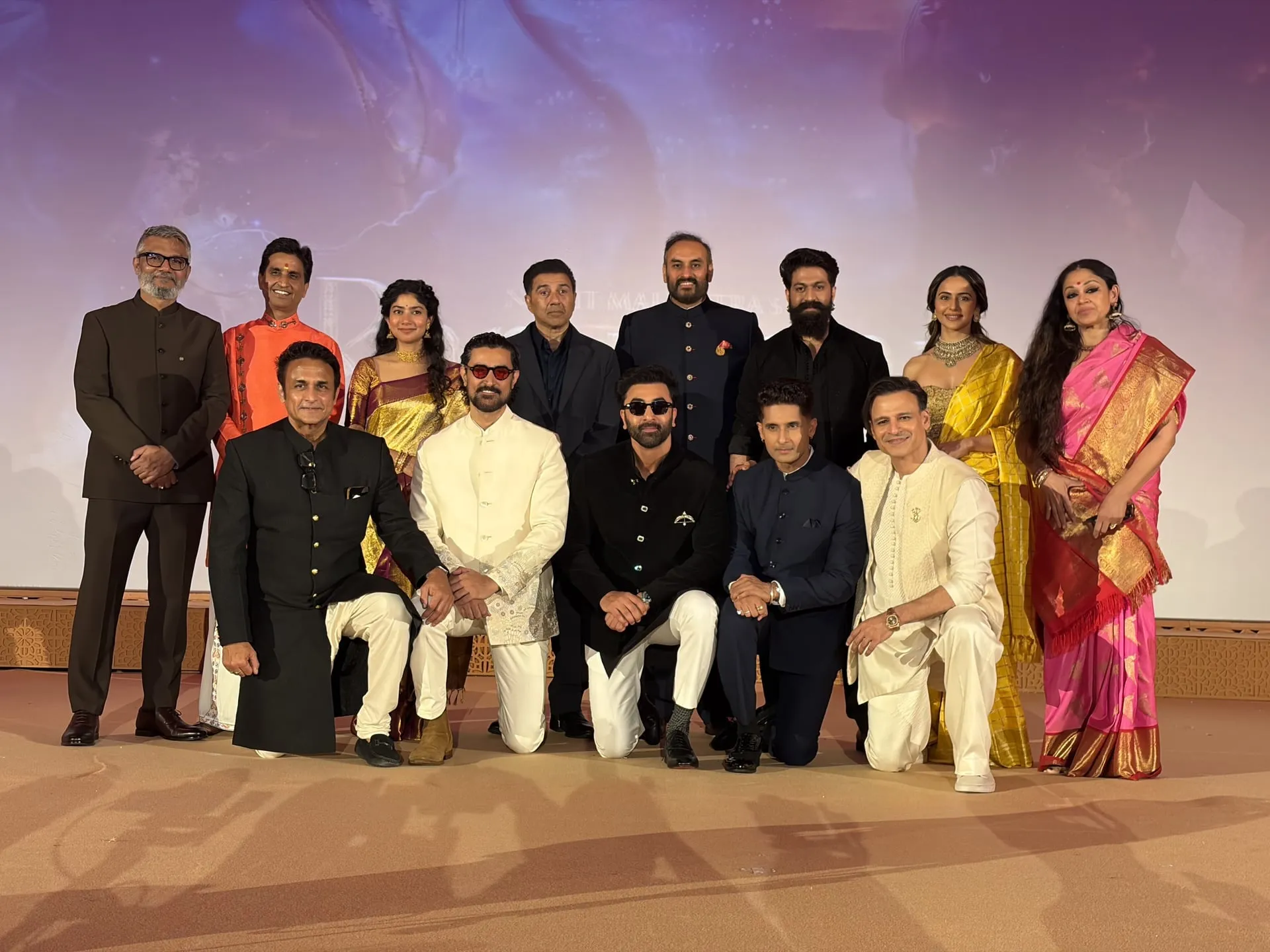 The Ramayana cast and crew at an earlier event for the film
