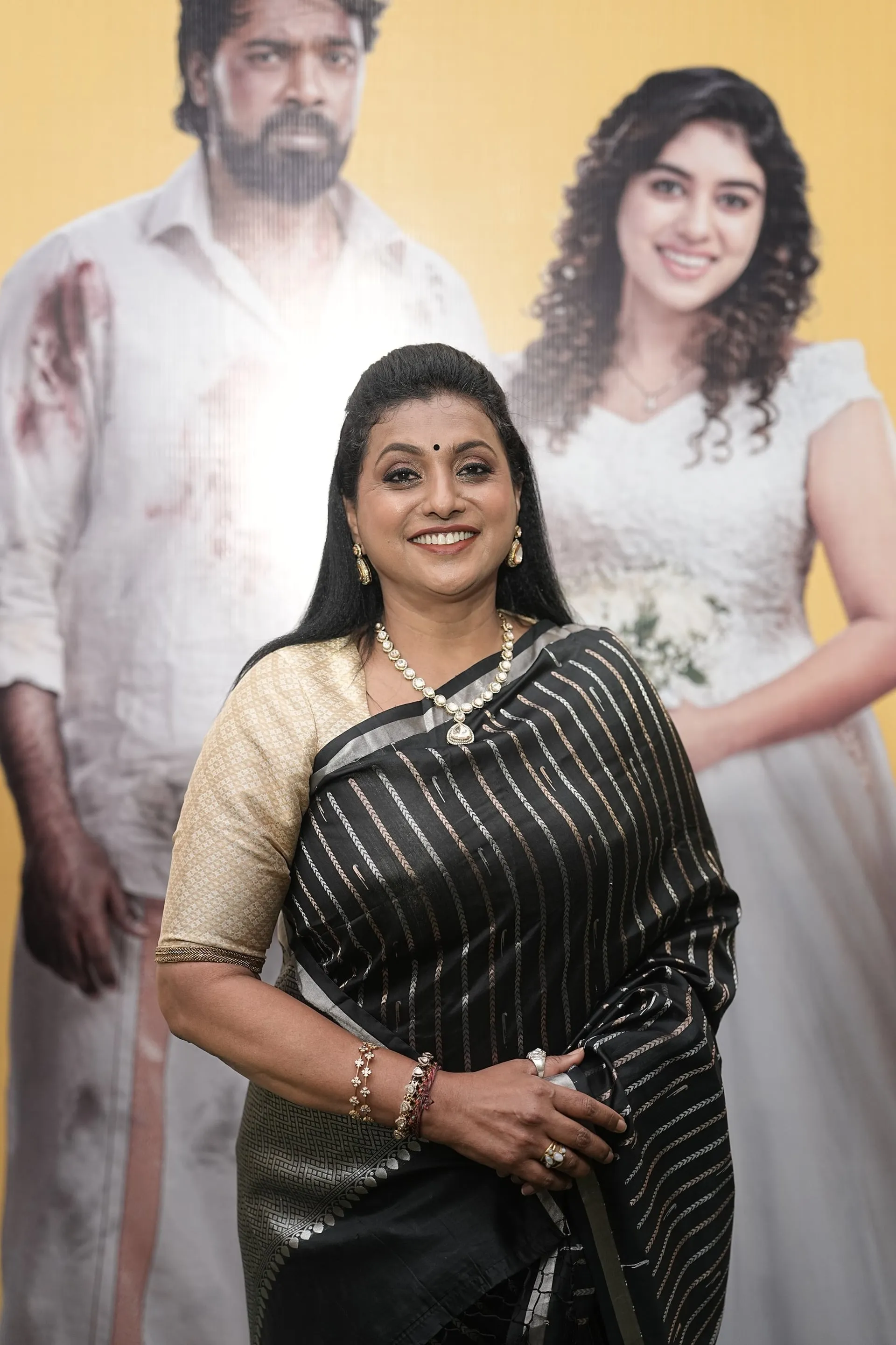 Roja at the Anbe Diana trailer launch