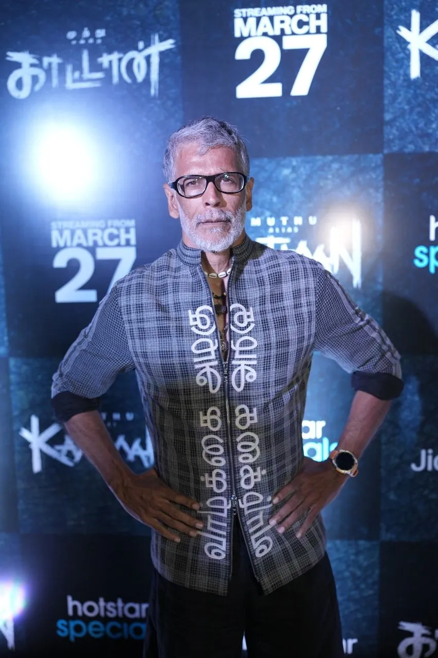 Co-director and editor B. Ajith Kumar at the Muthu Engira Kaattaan press meet