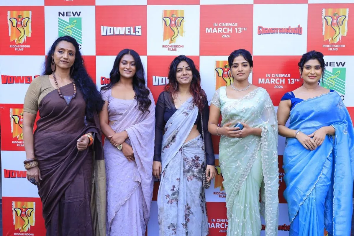 Vowels actresses at the music launch
