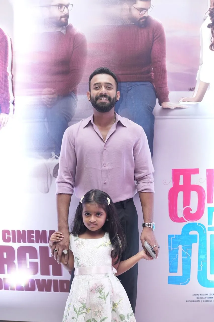 Actor Arjun Ashokan at the Kadhal Reset Repeat event