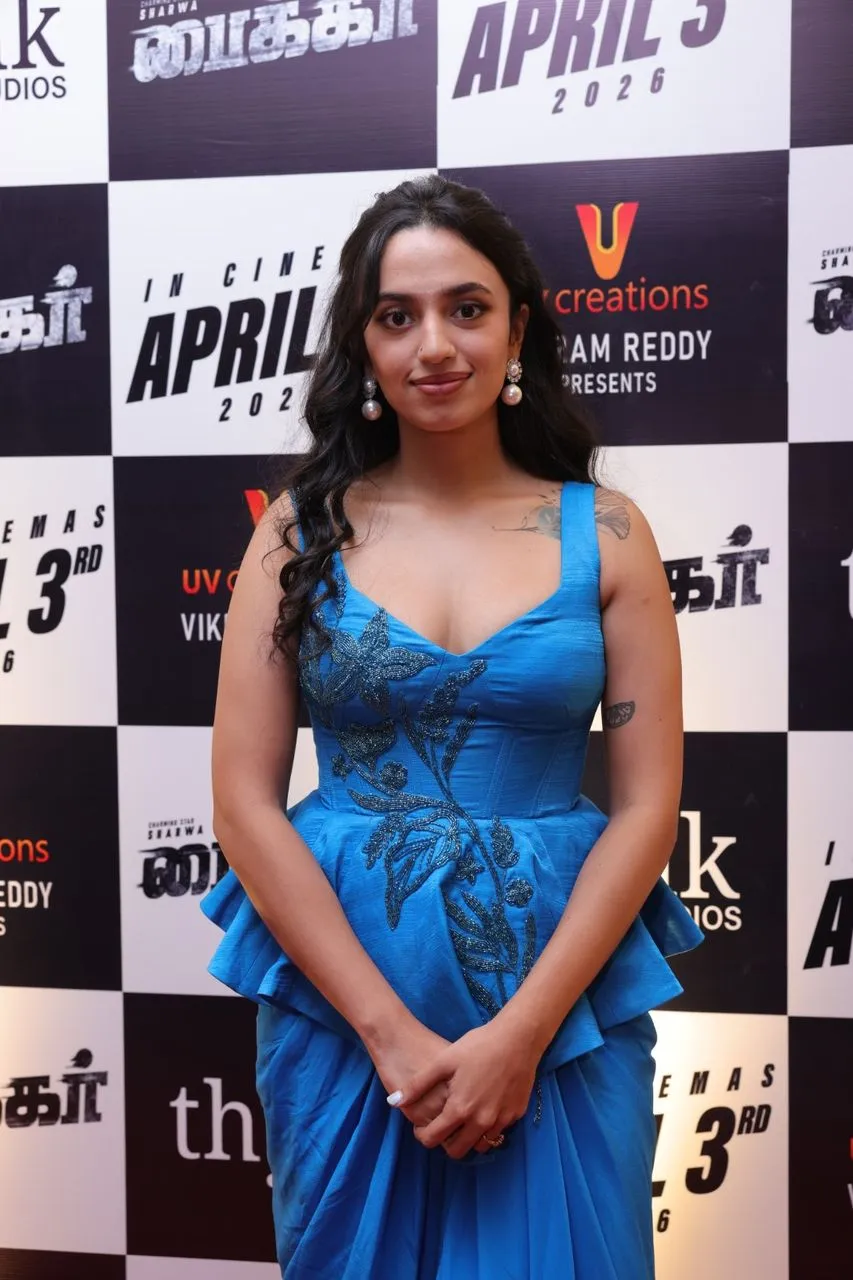 Malavika Nair at the Biker press meet in Chennai