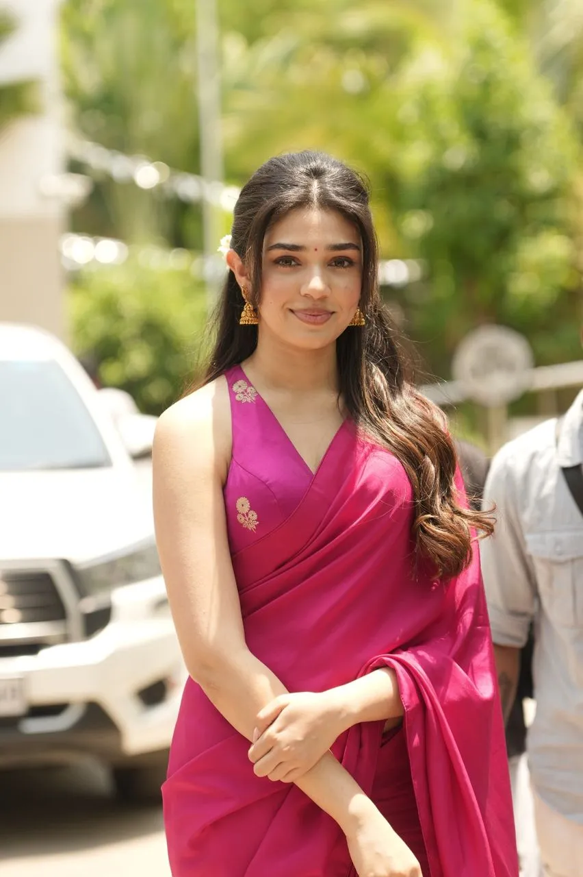 Krithi Shetty at the LIK thank-you meet in Chennai