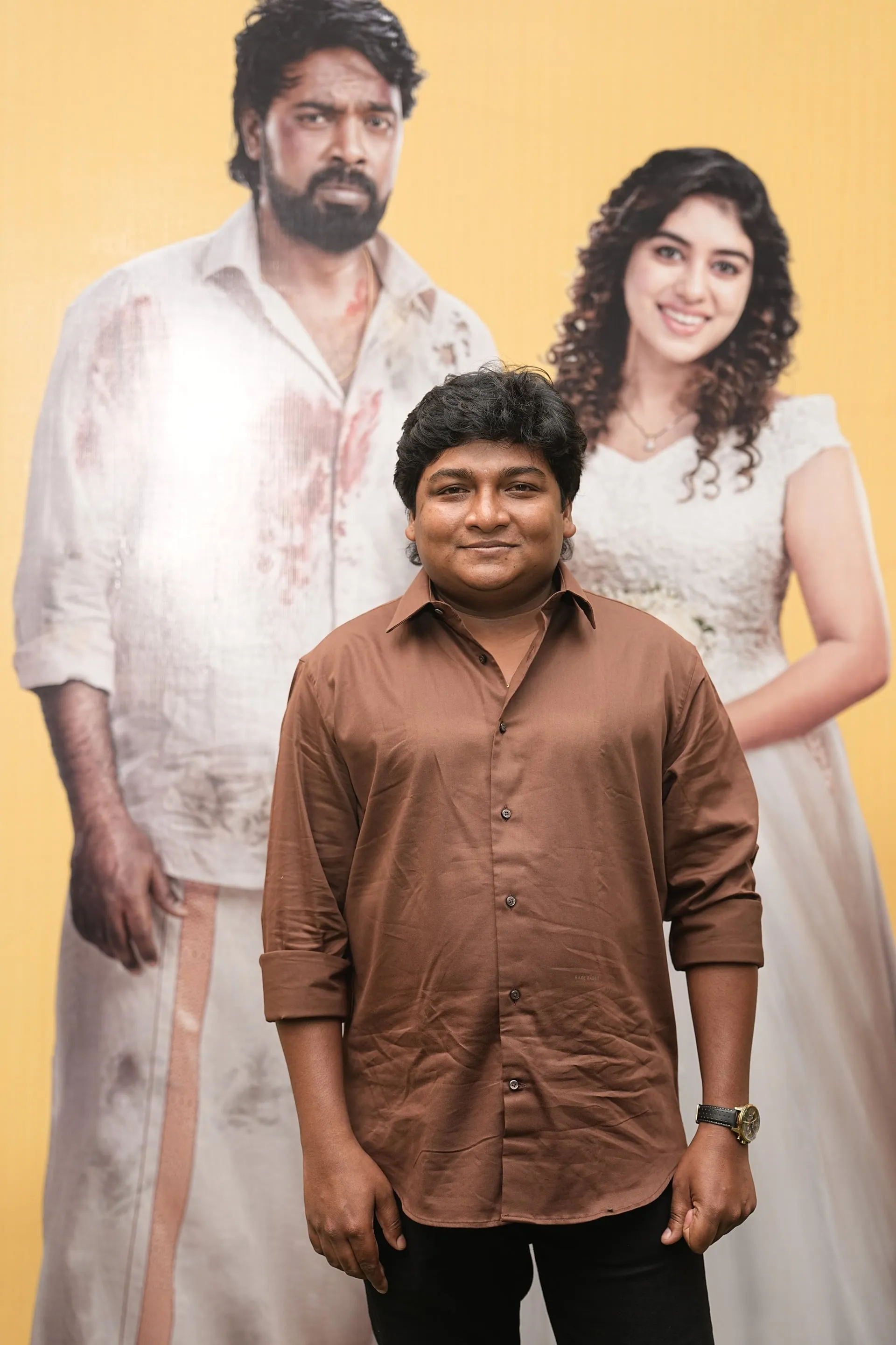 Paritabangal Gopi at the Anbe Diana trailer launch