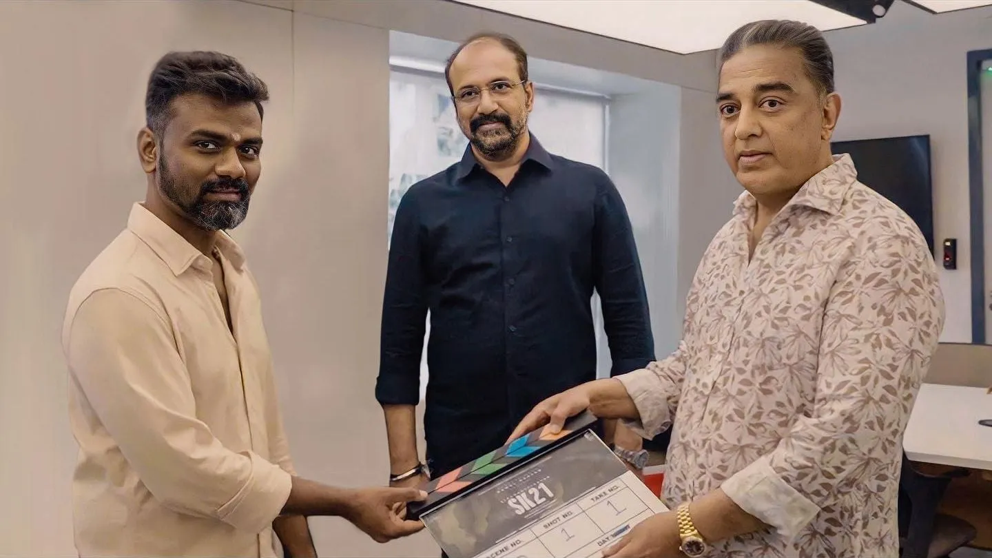 Kamal Haasan switches on RaajKamal's SK21