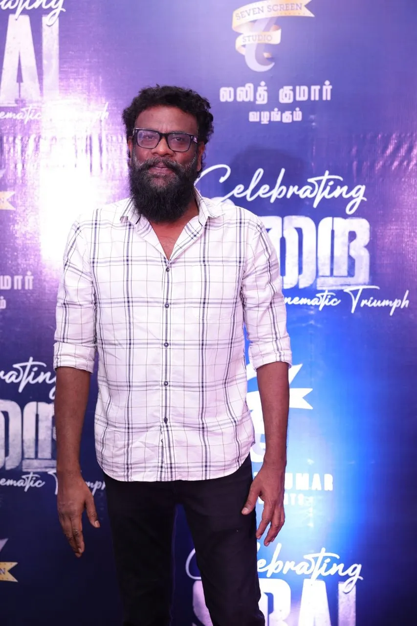 Director Vetrimaaran at the Sirai success celebration
