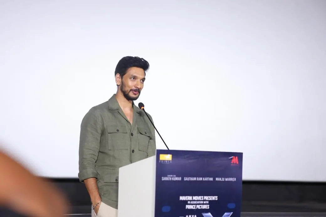 Gautham Ram Karthik at the Mr X trailer launch