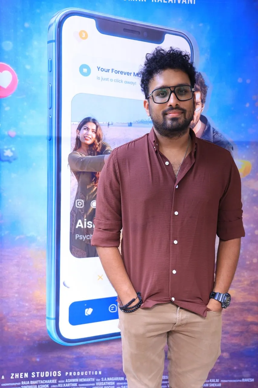 Music director Ashwin Hemanth at the Nee Forever launch