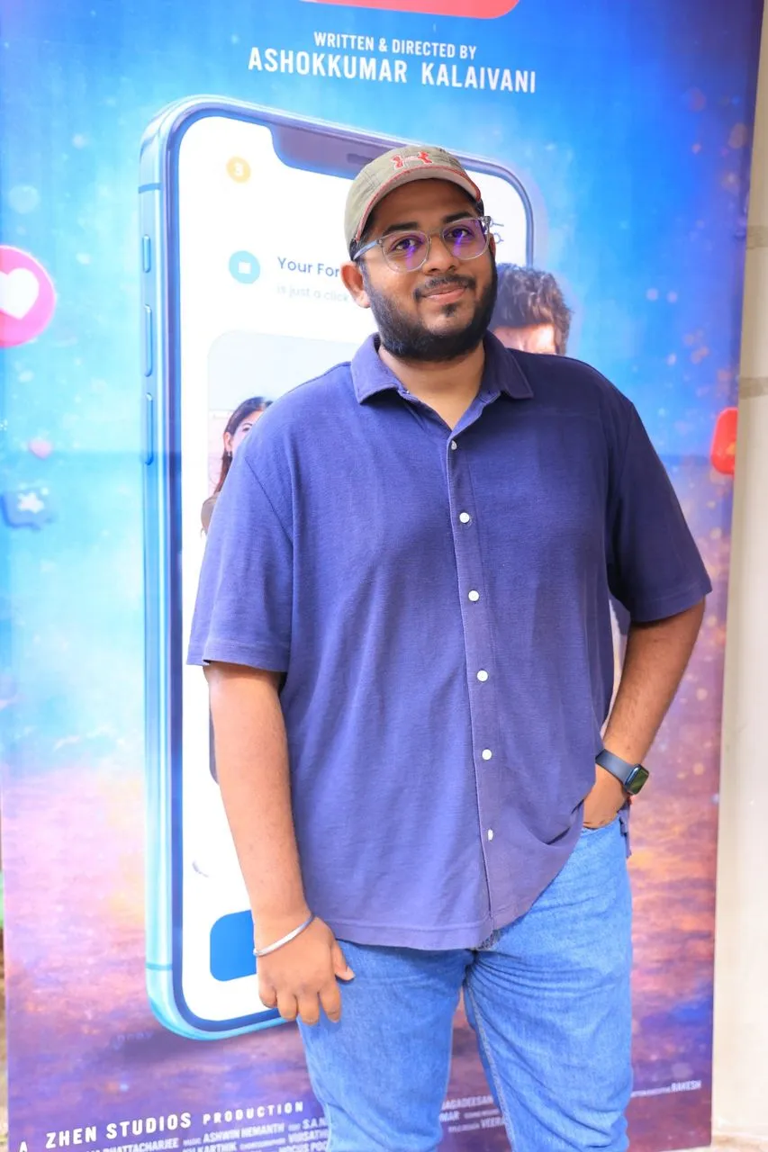 Crew member at the Nee Forever audio launch event