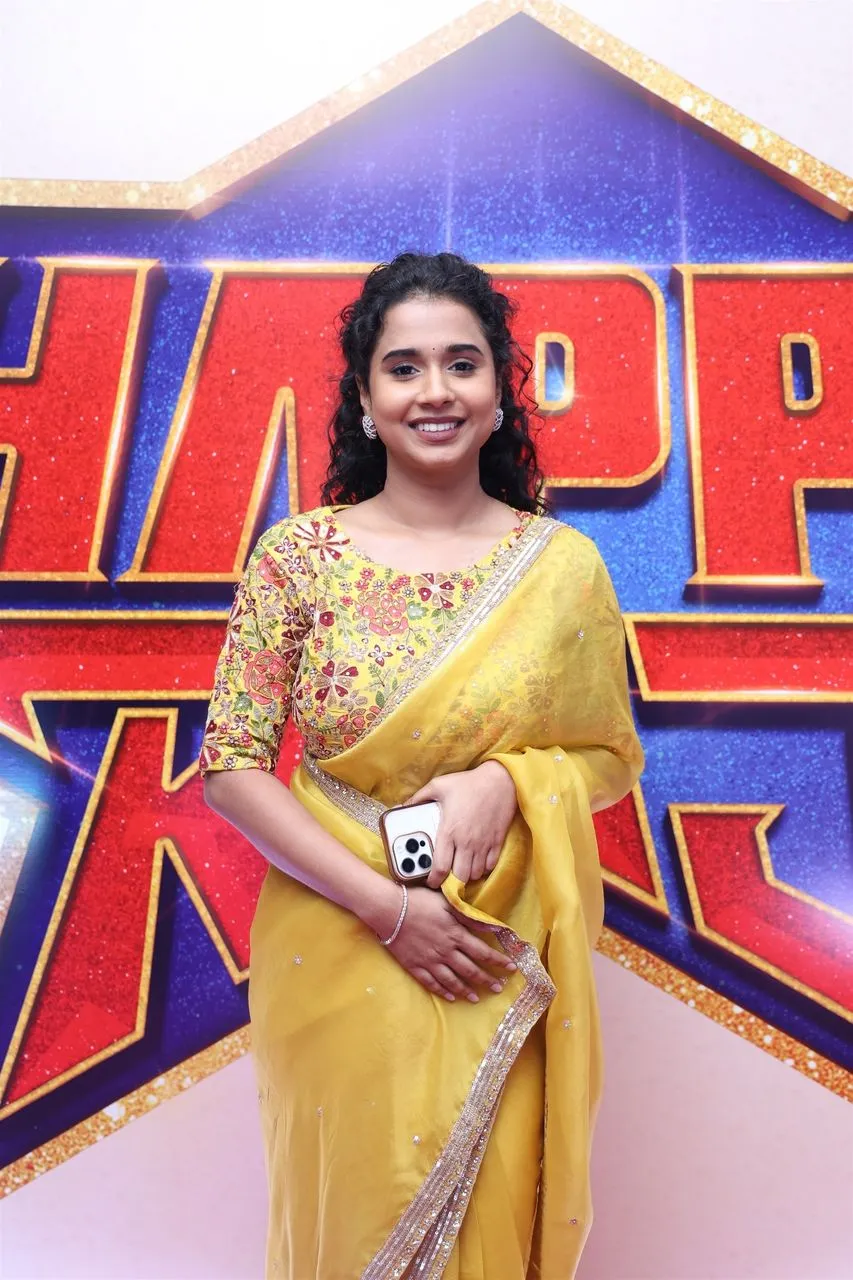 Actress Prarthana Nathan at the Happy Raj pre-release event
