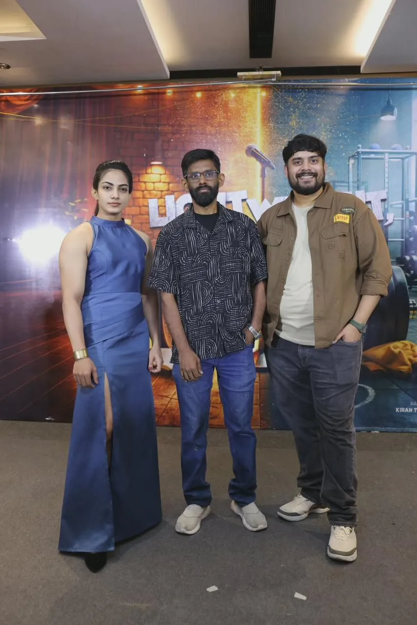 Aarthi Krishna, KC Guru and Vickels Vikram at the Lightweight Baby launch