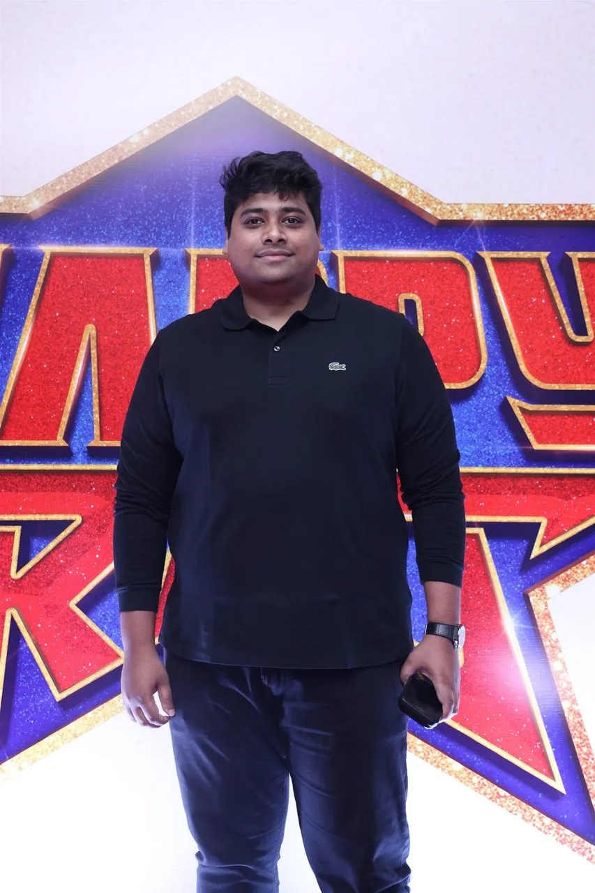 Producer Jaivarda of Beyond Pictures at the Happy Raj event