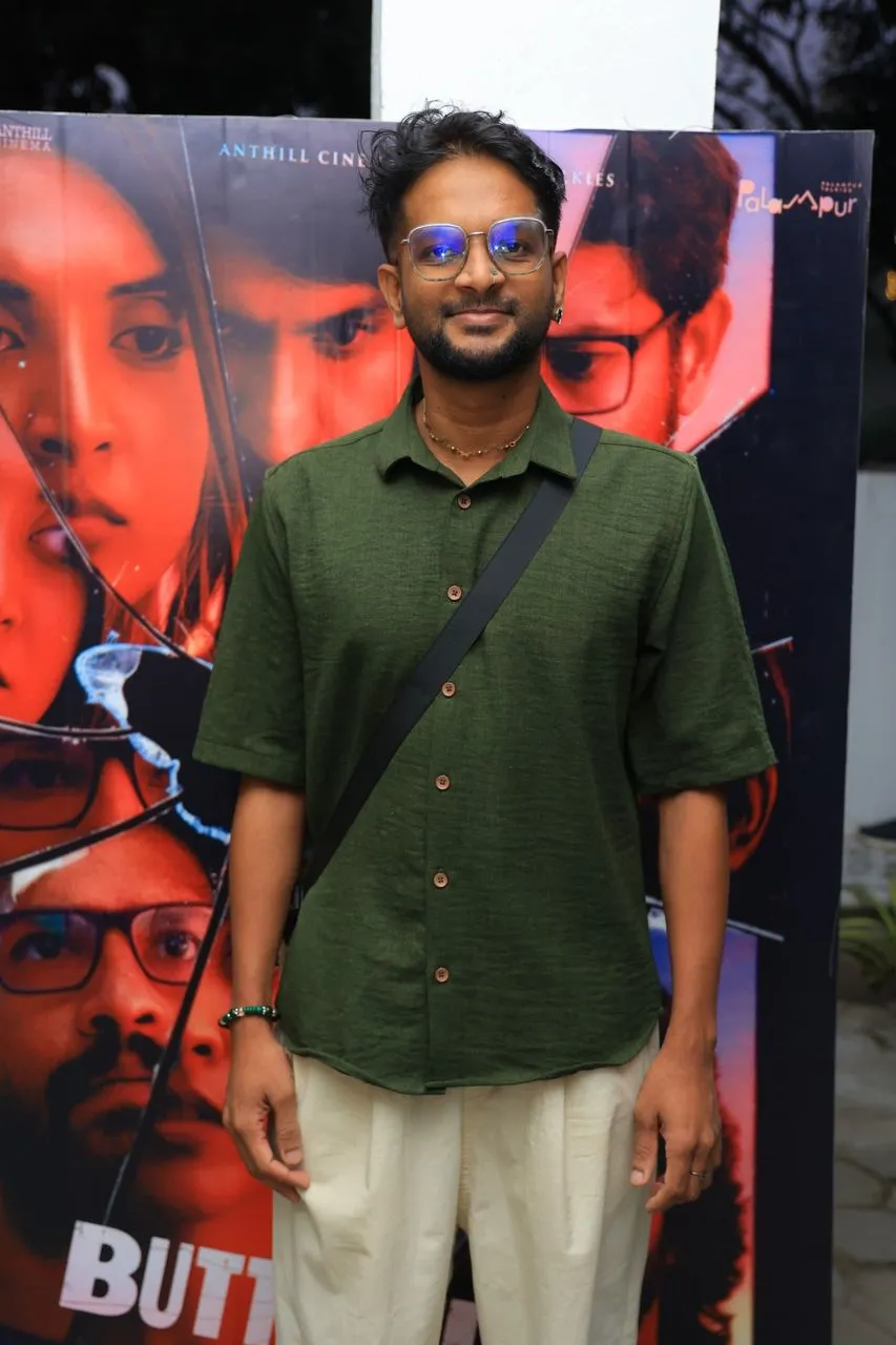 Music composer Vaisagh Somanath at the Oh Butterfly press meet