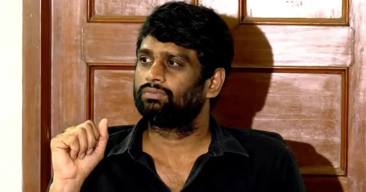 H Vinoth answering questions from reporters in Chennai ahead of the Jana Nayagan release